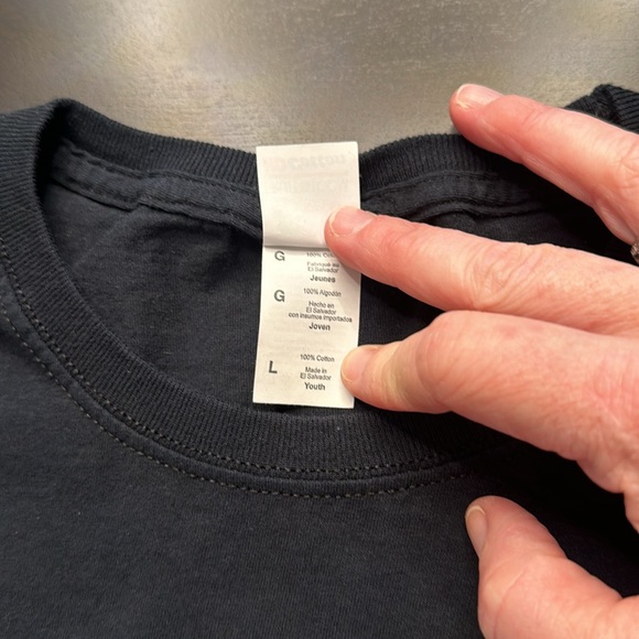 🚴 youth Tshirt Sz L custom NWOT - Picture 4 of 6